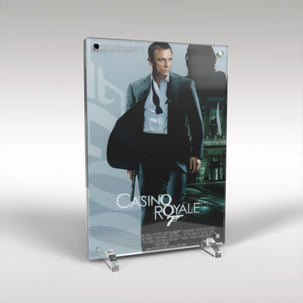 Daniel Craig James Bond Casino Royale Movie Poster Artwork AcrylicArt Display