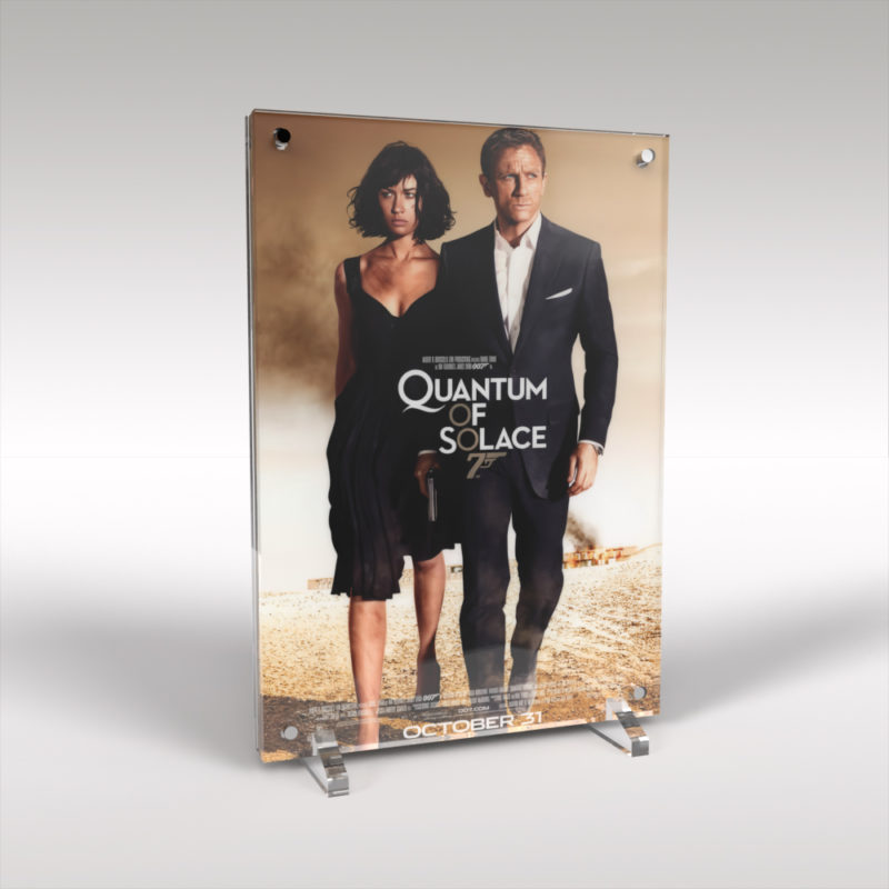 Daniel Craig James Bond Quantum of Solace Movie Poster Artwork AcrylicArt Display