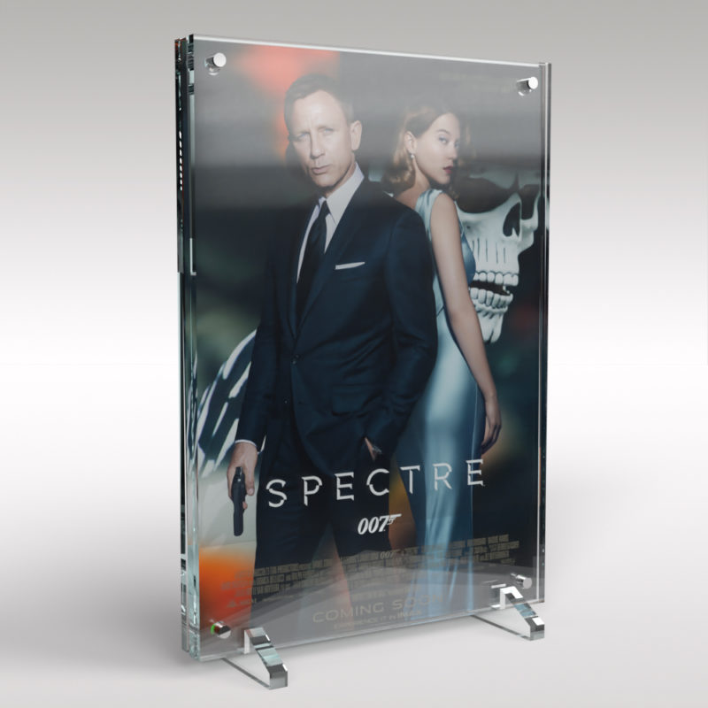 Daniel Craig James Bond Spectre Movie Poster Artwork AcrylicArt Display - Image 2