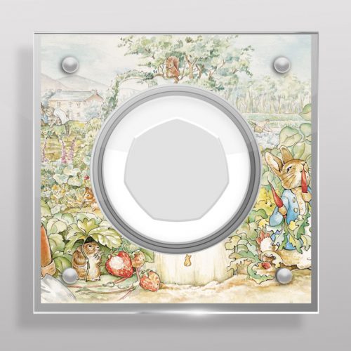 Beatrix Potter Peter Rabbit 50p Coin Acrylic Coin Display