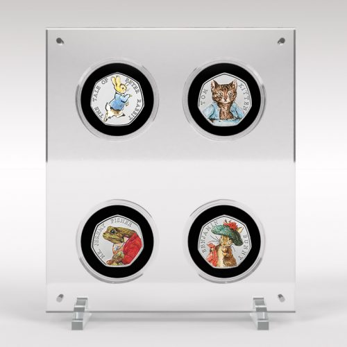 Beatrix Potter Collection 2017 50p Coins, Perspex Display
