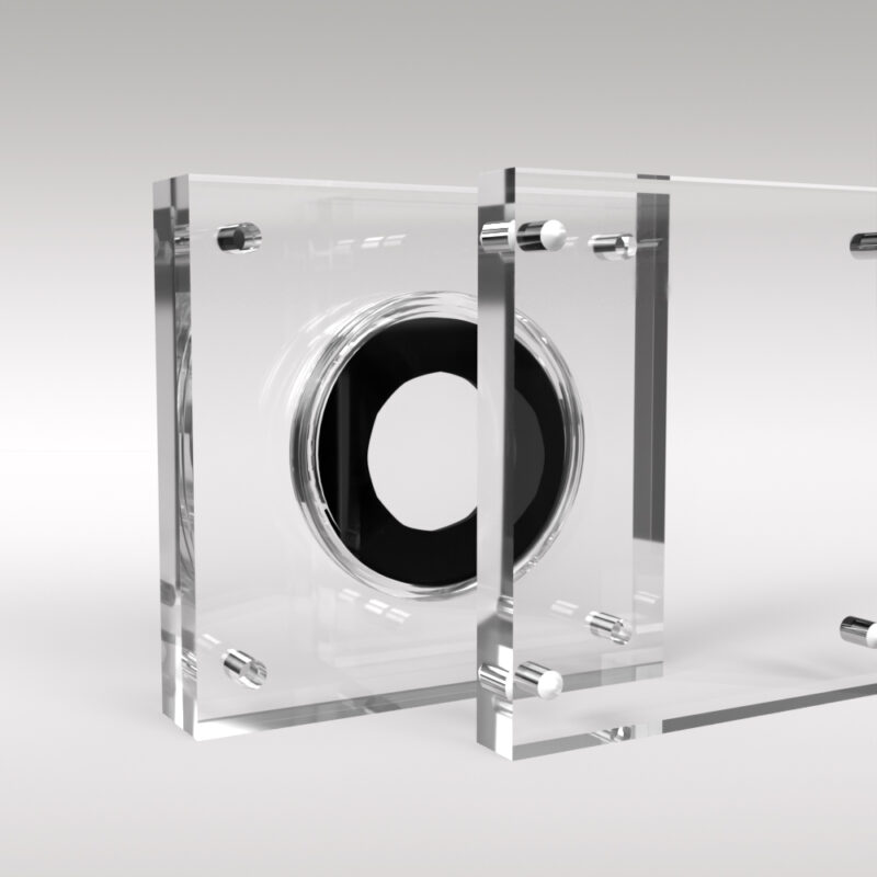 US Quarter Dollar Acrylic Coin Display Case Holder - Image 2