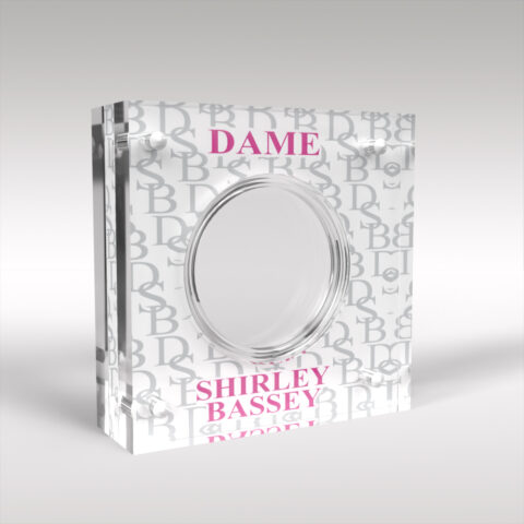 Dame Shirley Bassey Music Legends Acrylic Coin Display Case