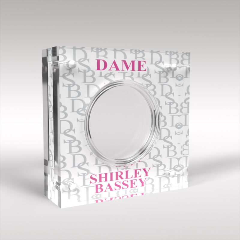 Dame Shirley Bassey Coin and Music Legends Acrylic Coin Display Case - Image 2