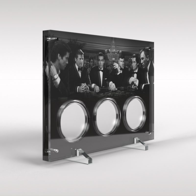 James Bond 5 Pound Coin Series Display - Image 2