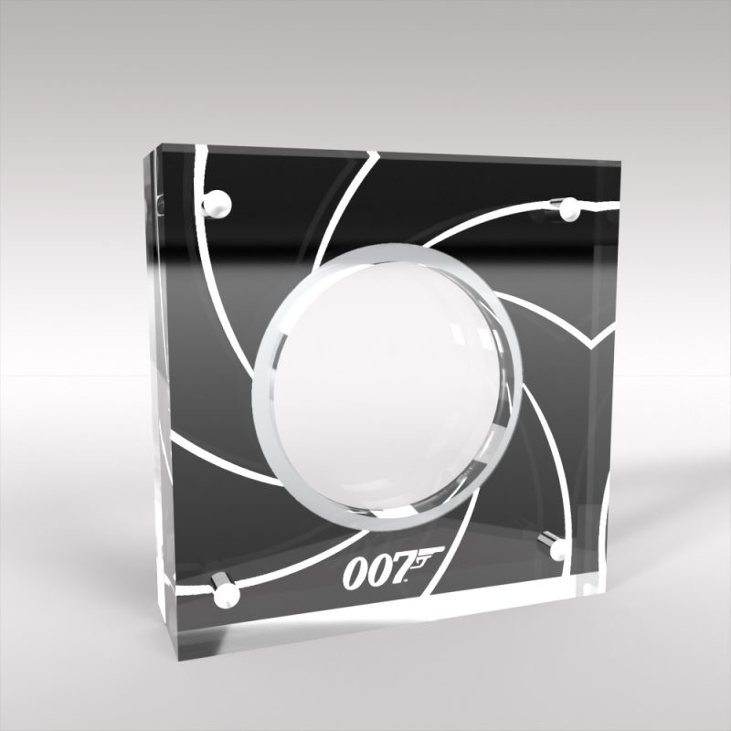 3 x James Bond Five Pound Coin Displays - Image 2
