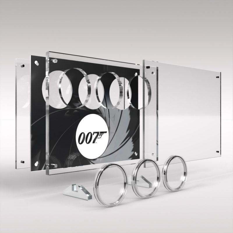 James Bond One Ounce 1oz Silver Coin Series Display - Image 2