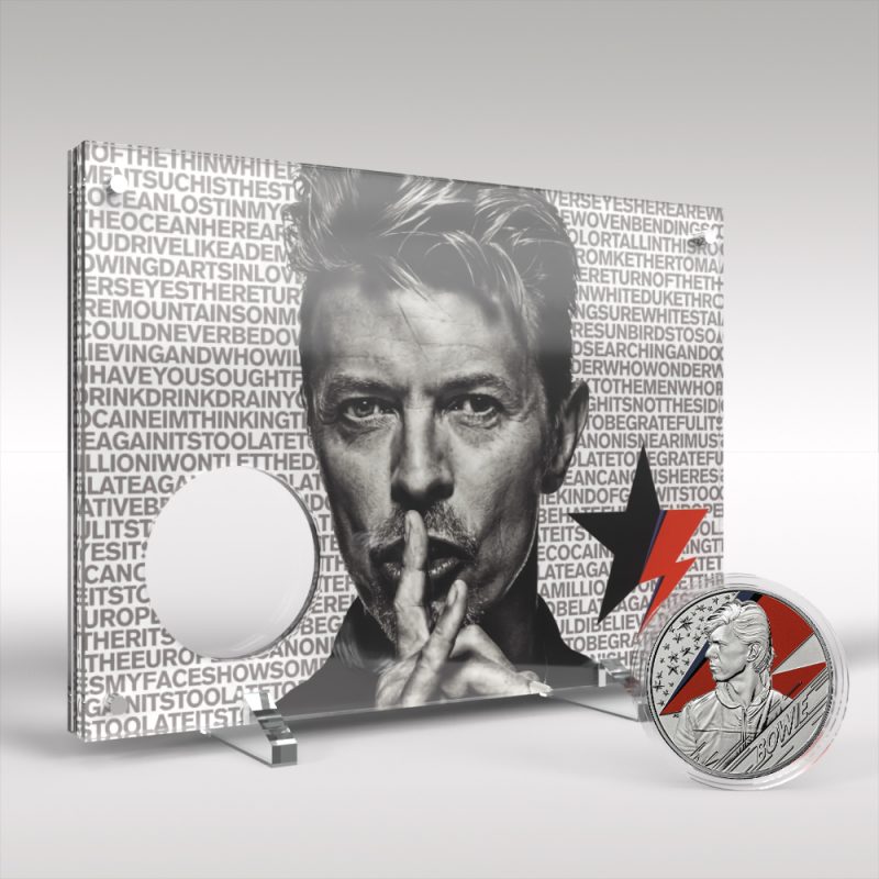 2020 Royal Mint David Bowie Five Pound Coin in Display - Image 2