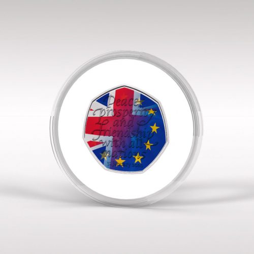 Brexit / Withdrawal from the European Union 2020 UK 50p Coloured