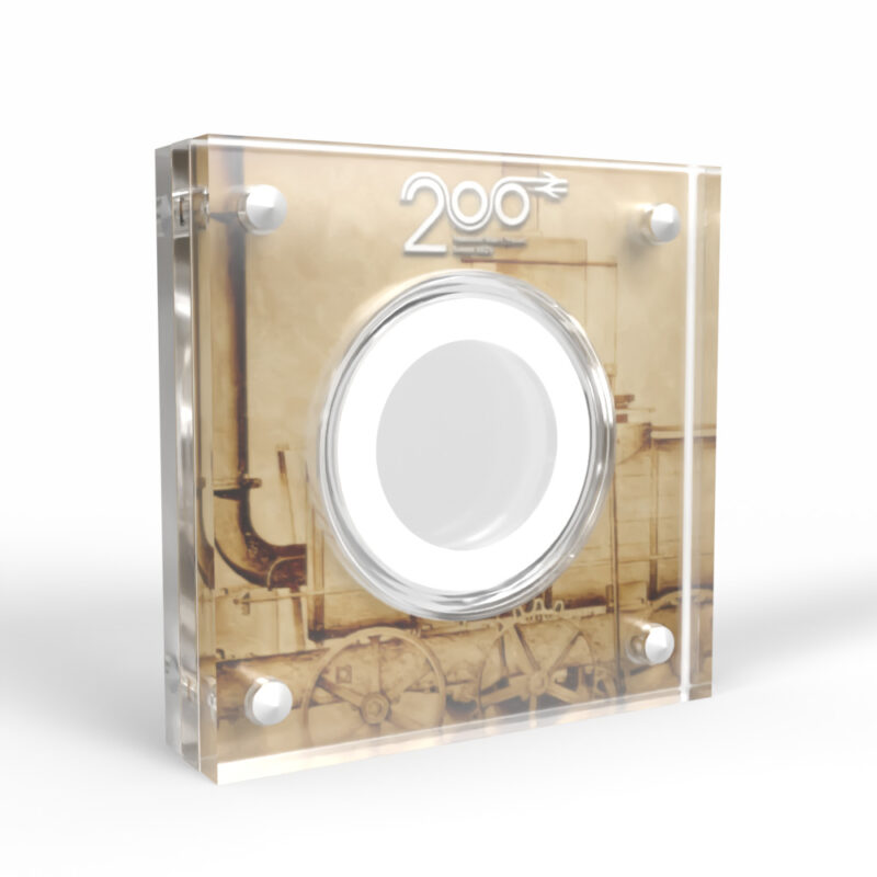 200 Years of Modern Railway Two Pound Coin Acrylic Display Case Holder - Image 5