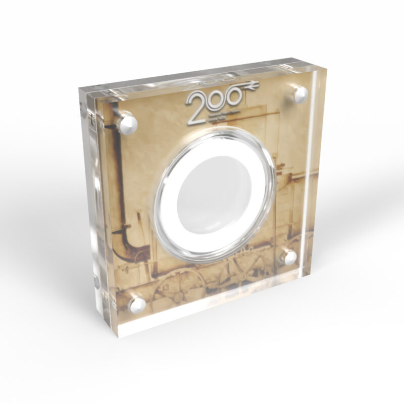 200 Years of Modern Railway Two Pound Coin Acrylic Display Case Holder - Image 6