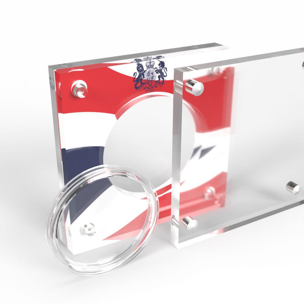 Concorde £5 British Airways Acrylic Coin Display Case Holder - Image 2