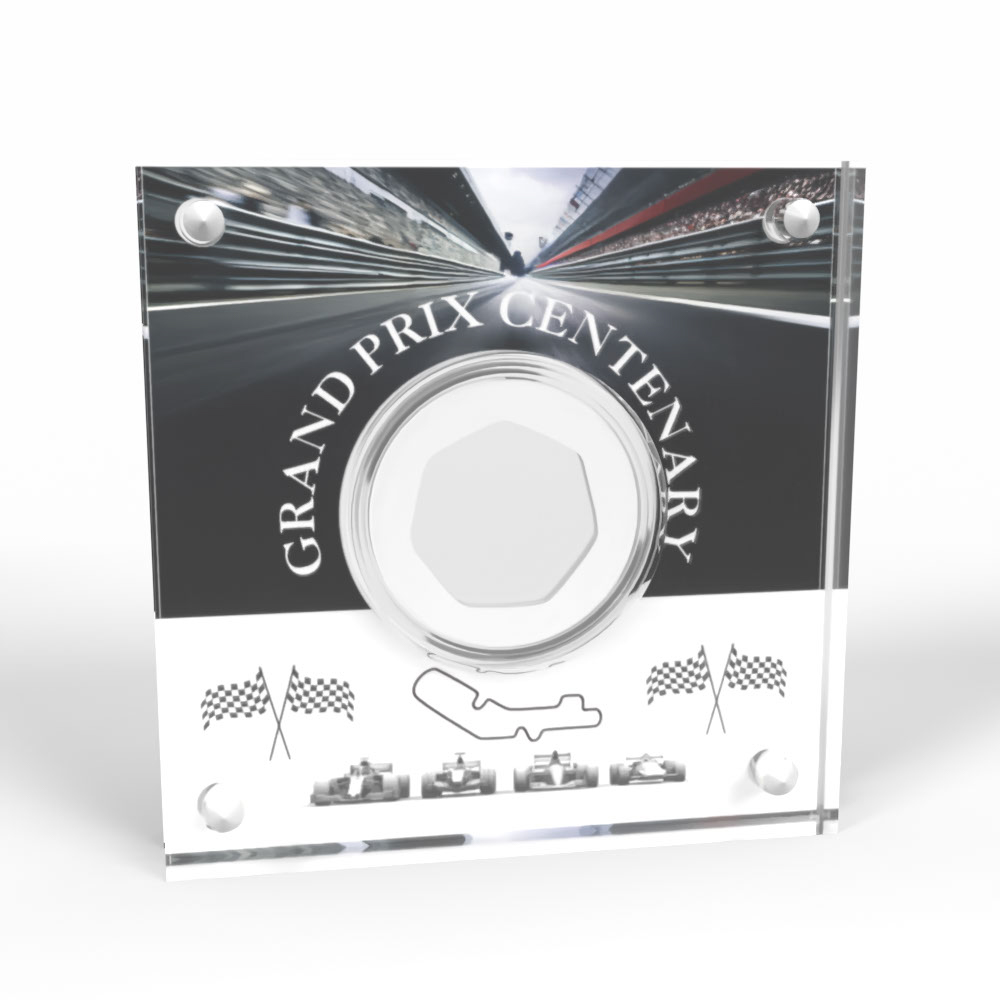GRAND PRIX Centenary 50p Coin Display Acrylic Holder - Image 6