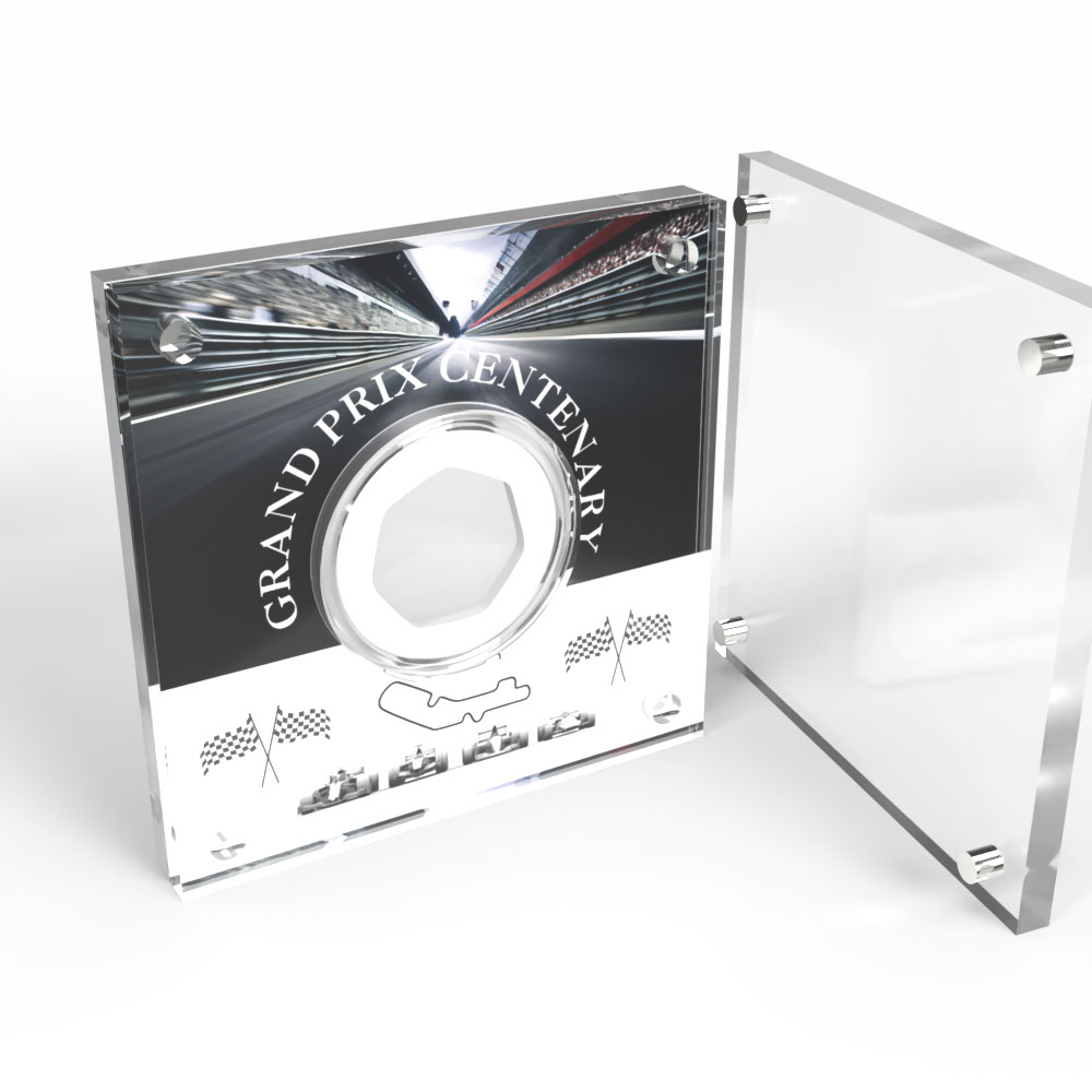 GRAND PRIX Centenary 50p Coin Display Acrylic Holder - Image 3