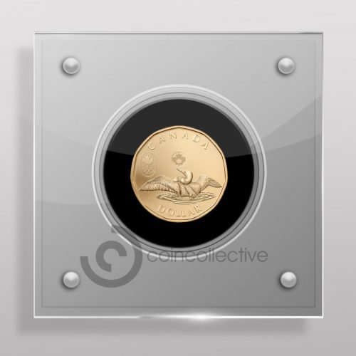 Canadian 1 Dollar Acrylic Coin Display Case
