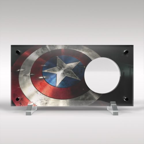 Captain America Marvel 44mm Commemorative Acrylic Display