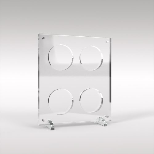 Challenge 4 Coin Acrylic Display Case 44mm Diameter