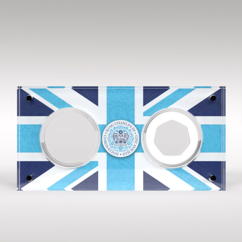King Charles III Coronation Coin Acrylic Display Case Holder - Image 3