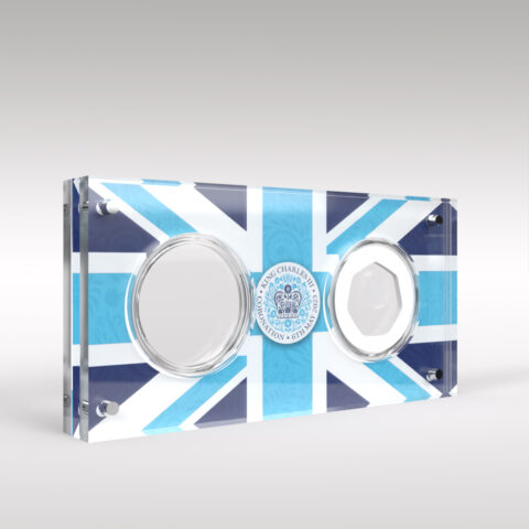 King Charles III Coronation Coin Acrylic Display Case Holder