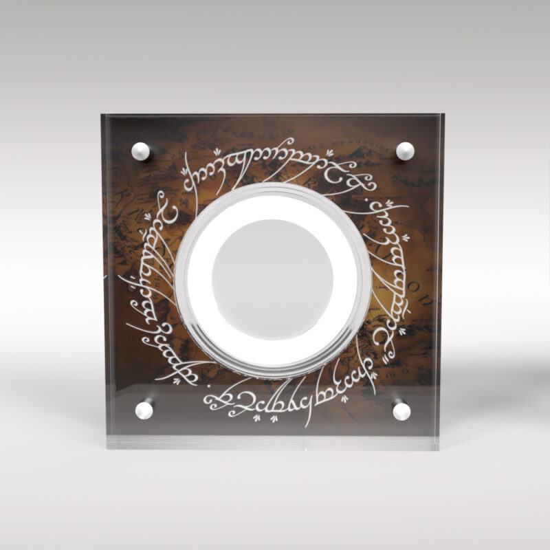 Lord of the Rings JRR Tolkien £2 Coin and Perspex Display Case Holder - Image 2