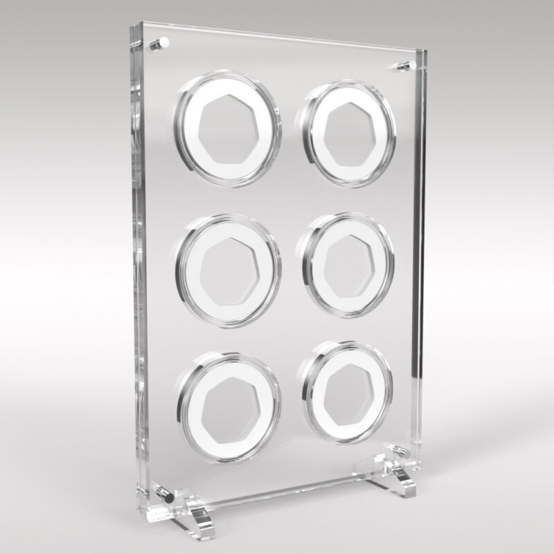 Winnie the Pooh 50p 12 Coin Acrylic Display Case Holder - Image 3