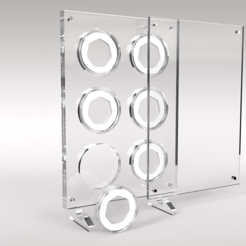 Winnie the Pooh 50p 12 Coin Acrylic Display Case Holder - Image 4