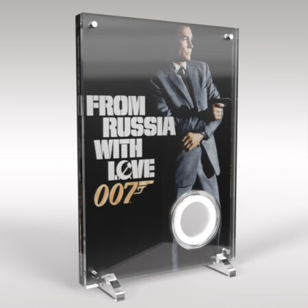 Sean Connery 007 James Bond From Russia With Love Coin Display