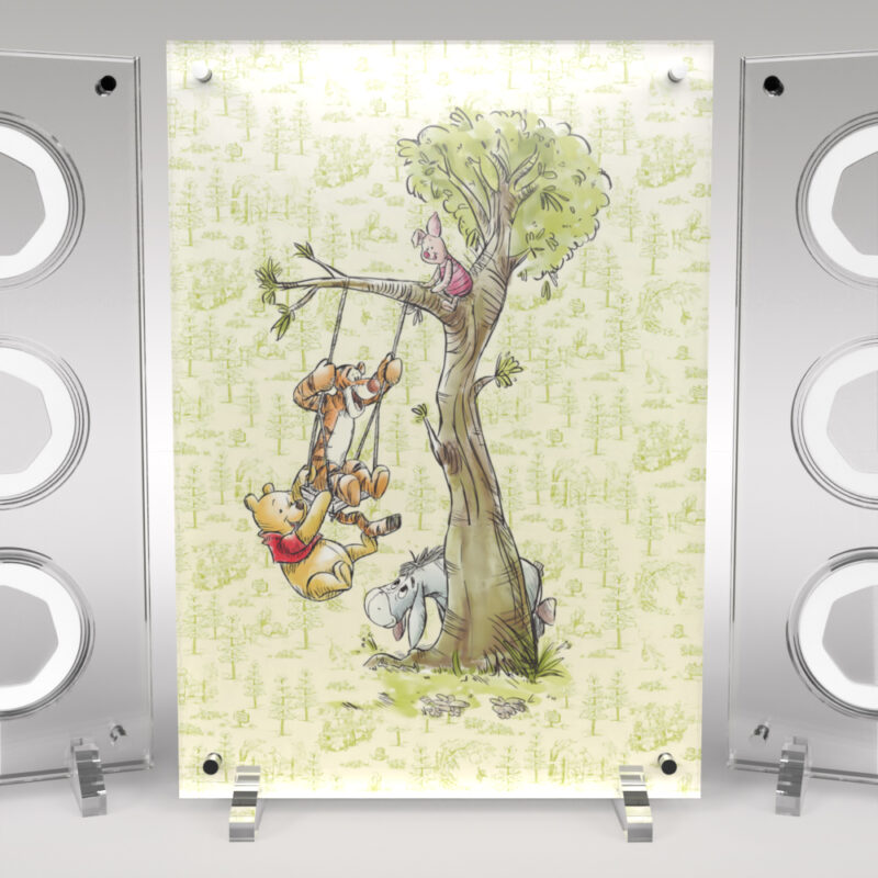 Winnie the Pooh 50p 12 Coin Acrylic Display Case Holder - Image 2