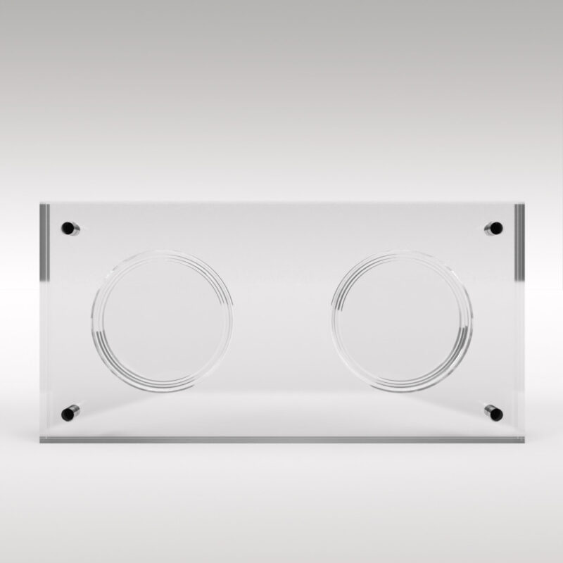 39mm 2 Coin Duo Acrylic Coin Display Case Holder - Image 3