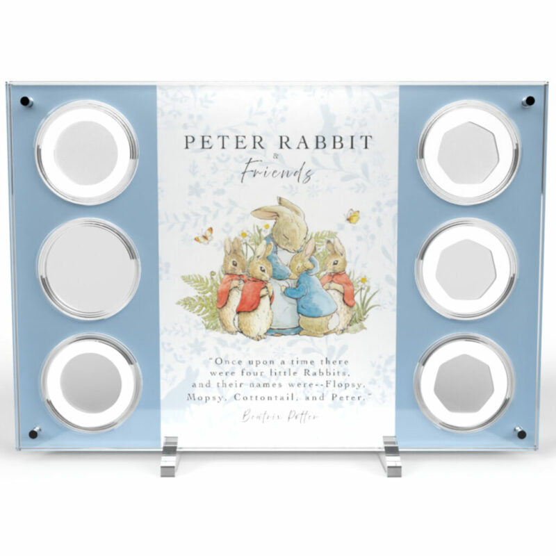 The World of Peter Rabbit 2023 BU Coin Collection & Acrylic Display Stand Holder - Image 3