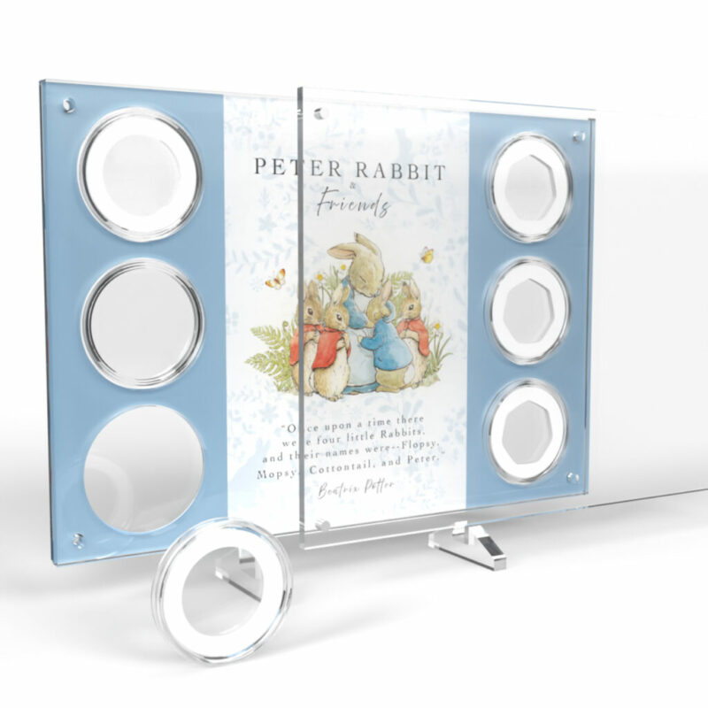 The World of Peter Rabbit 2023 BU Coin Collection & Acrylic Display Stand Holder - Image 4
