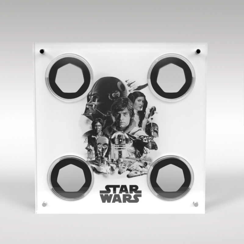 Star Wars 4 Coin Acrylic Display Stand - Image 2