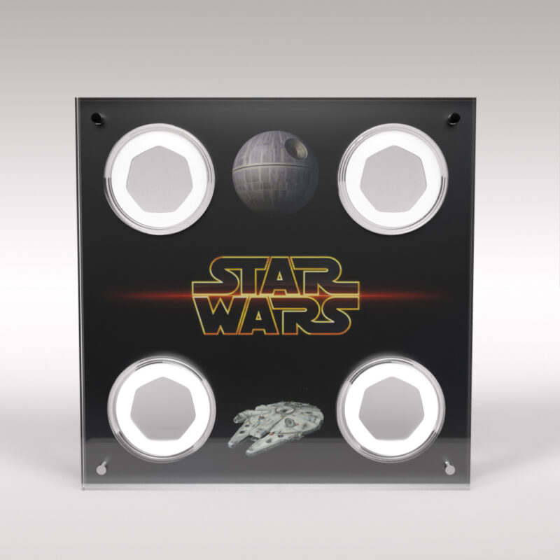 Star Wars 50p 4 Coin Acrylic Display Stand - Image 2