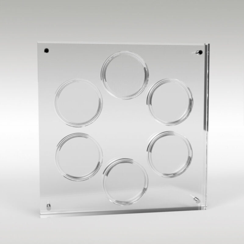 Five Pound Coin Collection Premium Acrylic Display Stand Holder Case - 6 Coins - Image 3