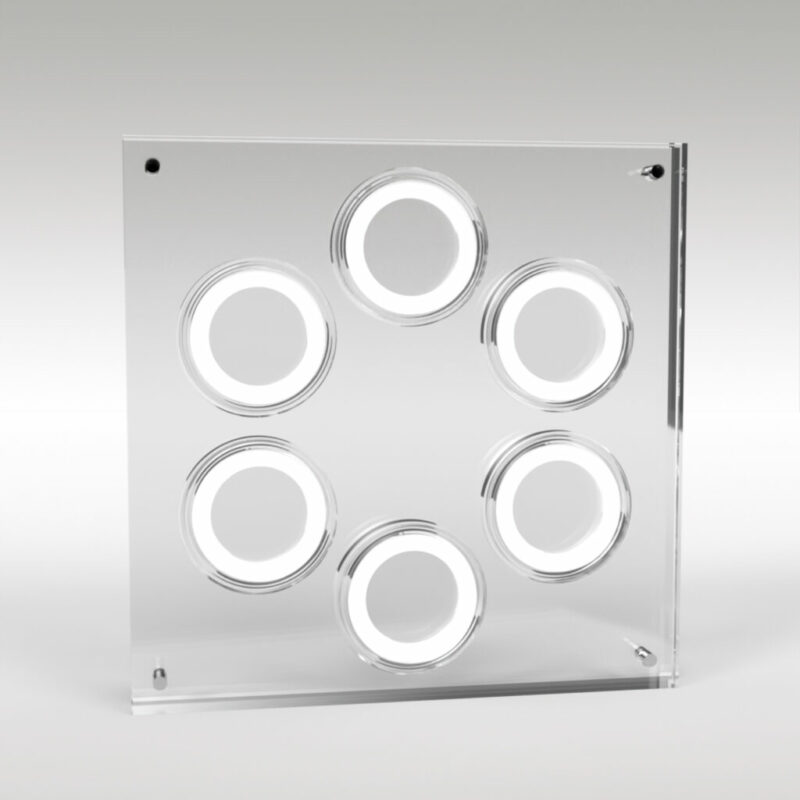 Two Pound Coin Collection Premium Acrylic Display Stand Holder Case - 6 Coins - Image 4