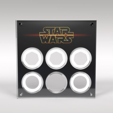 Star Wars 6 Coin Acrylic Display Stand