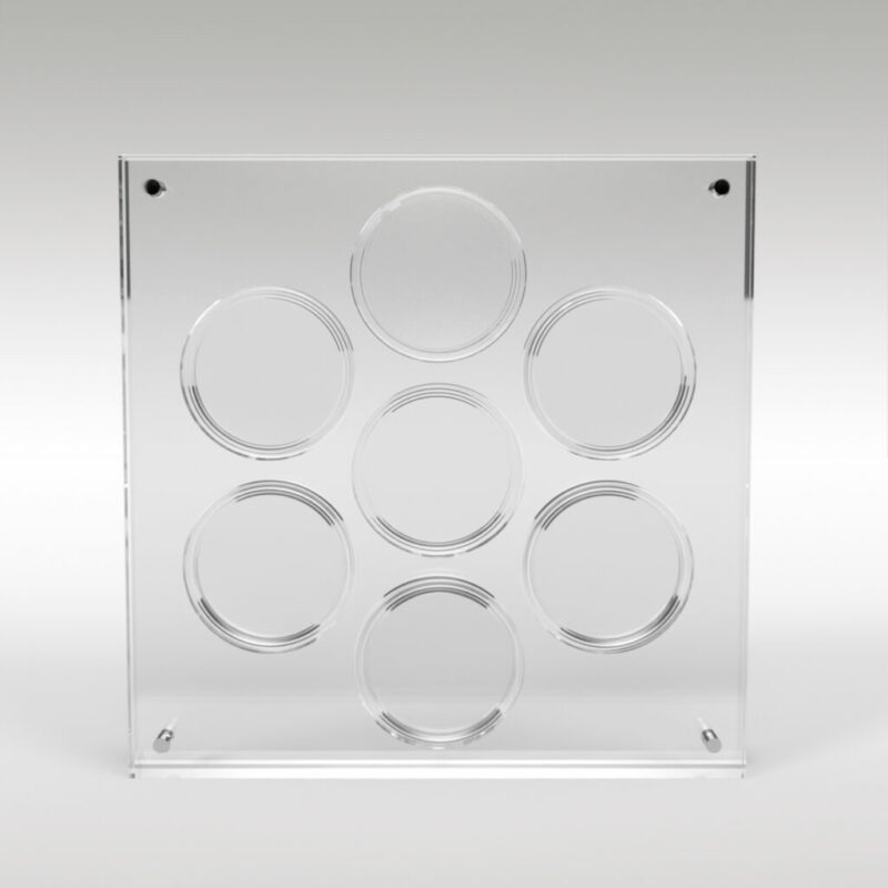 Five Pound Coin Collection Premium Acrylic Display Stand Holder Case - 7 Coins - Image 3