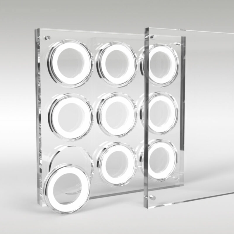 Two Pound Coin Collection Premium Acrylic Display Stand Holder Case - 9 Coins - Image 6