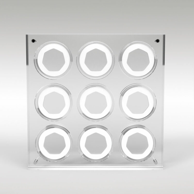 50p Coin Collection Premium Acrylic Display Stand Holder Case - 9 Coins - Image 6