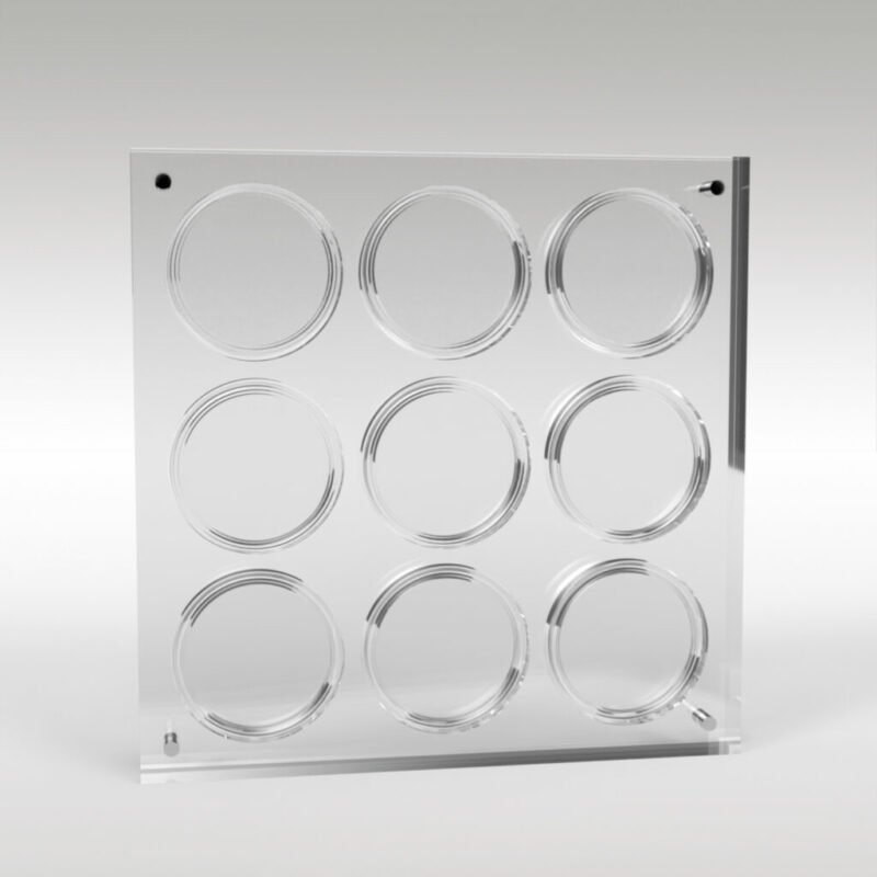 Five Pound Coin Collection Premium Acrylic Display Stand Holder Case - 9 Coins - Image 3