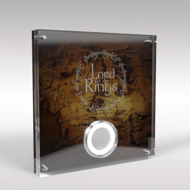 Lord of the Rings JRR Tolkien £2 Coin Acrylic Display Case Holder - Image 2