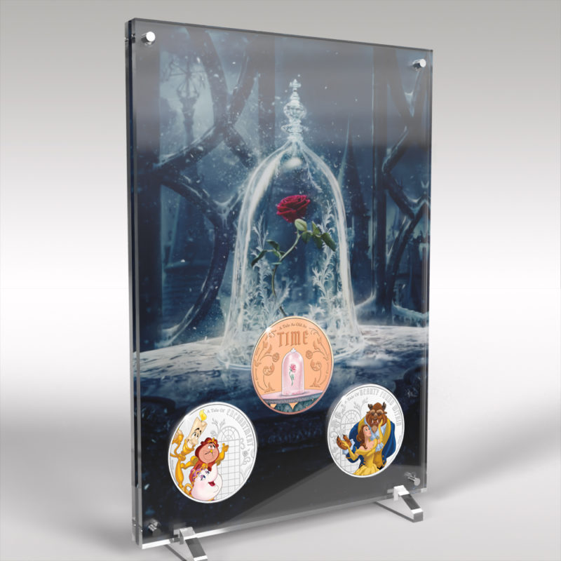 Beauty and the Beast Commemorative Coins with Perspex Coin Display Stand - Image 2