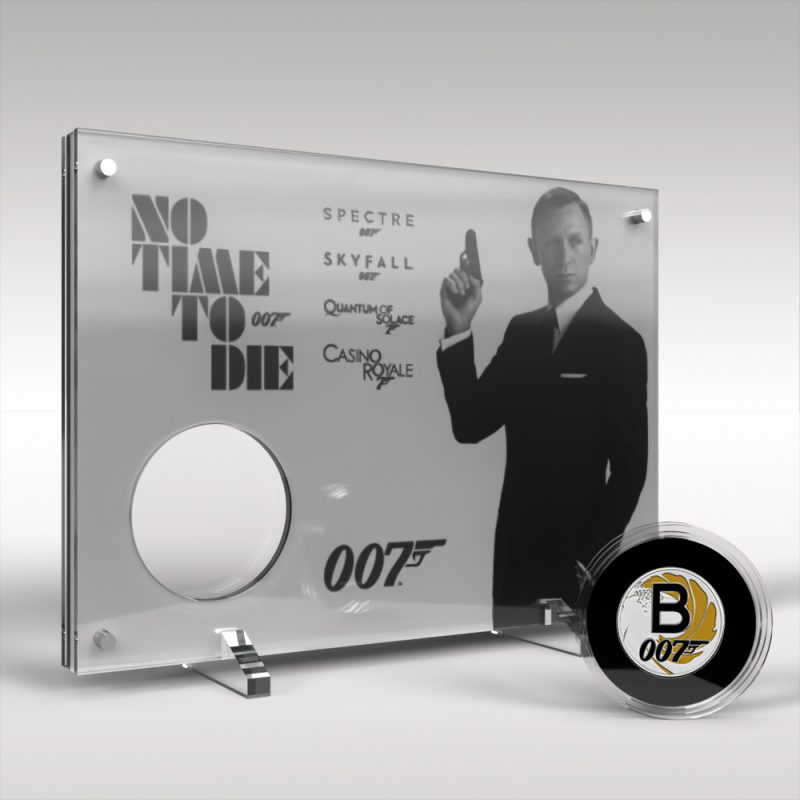 Daniel Craig 007 James Bond 10p A-Z Royal Mint Coin Perspex Display - Image 2