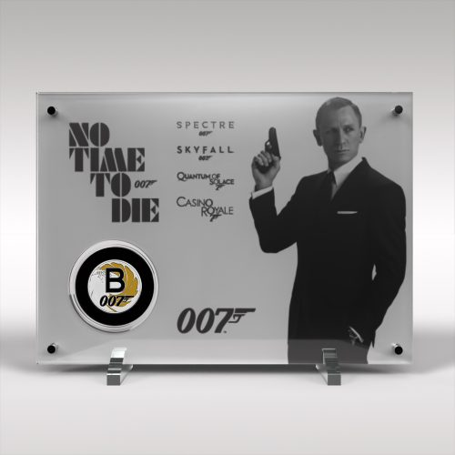 Daniel Craig 007 James Bond 10p A-Z Royal Mint Coin Perspex Display