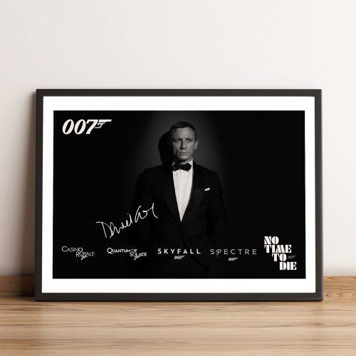 Daniel Craig James Bond Wall Art | Print Poster | Frame Option