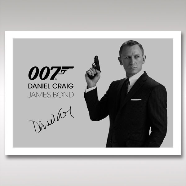 Daniel Craig James Bond Wall Art Print Poster Unframed