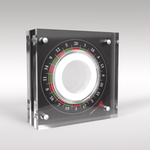 Dartboard Pub Game Themed £2 Coin Acrylic Display Case Holder