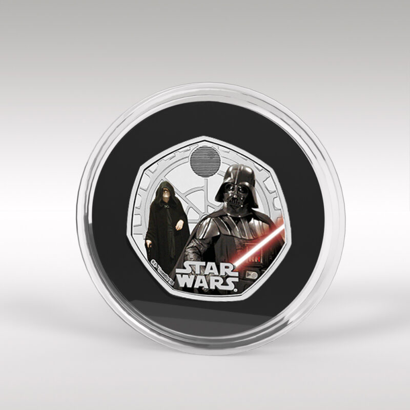 Star Wars 50p 4 Coin Series One Acrylic Display Stand and Coins - Image 7