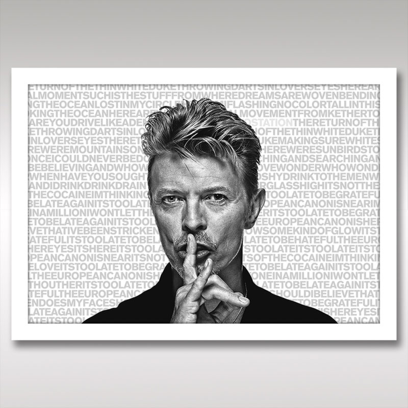 David Bowie Wall Art Print Poster Print Unframed