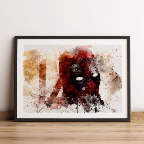 Deadpool Wall Art Poster - Frame and Canvas Option